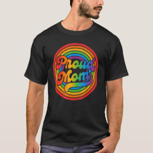 Lgbtqママ誇りを持ったゲイプライドLgbtアリーRainbow Mother Tシャツ