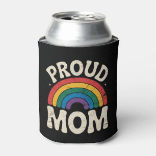 LGBTQマム誇りを持ったゲイプライドレインボーマザーズデイ 缶クーラー