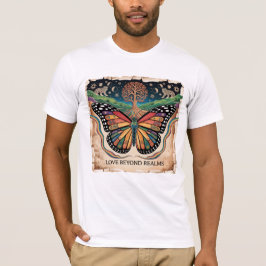 LGBTQマヤンバタフライシャツ | レインボープライドティー Tシャツ