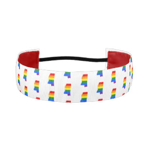 LGBTQミシシッピプライド アスレチックヘッドバンド