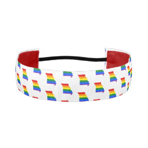 LGBTQミズーリプライド アスレチックヘッドバンド