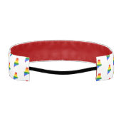 LGBTQメインプライド アスレチックヘッドバンド (裏面)