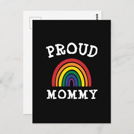 LGBTQモミ誇りを持ったーゲイプライドレインボーマザーズデイ ポストカード (正面/裏面)