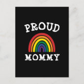 LGBTQモミ誇りを持ったーゲイプライドレインボーマザーズデイ ポストカード (正面)