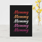 LGBTQモンミーレズビアンプライド母の日 カード (黄色い花)