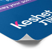 LGBTQユダヤ人ヒーローのポスター – ケイト・ボルスタイン ポスター (角)