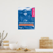 LGBTQユダヤ人ヒーローのポスター – Koach Baruch Frazier ポスター (キッチン)