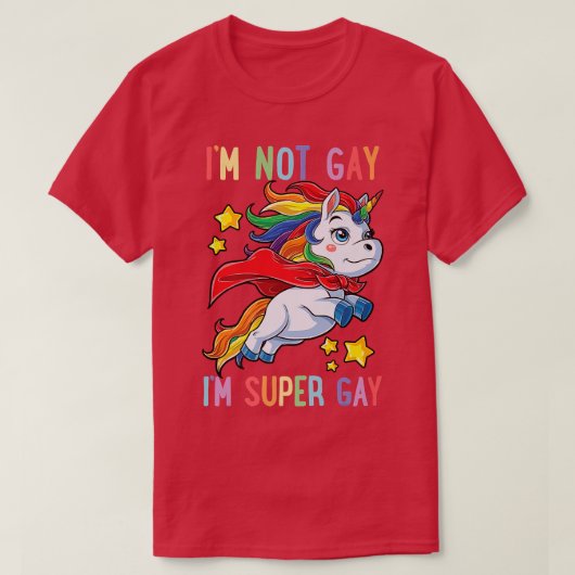 LGBTQユニコーンすごいゲイプライドLGBT Ally Rainbow Fl Tシャツ (デザイン正面)