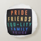 LGBTQラウンドピロー ラウンドクッション (裏面)
