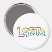 LGBTQラベル | LGBTQ+プライド マグネット (正面/裏面)