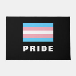 LGBTQレインボントランゲンプライド国旗カスタム文字 ドアマット