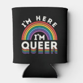 LGBTQレインボーゲイプライド同性愛者 缶クーラー (裏面)