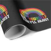 LGBTQレインボーゲイプライド ラッピングペーパー (ロールコーナー)