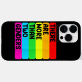 LGBTQレインボーフラッグには2つ以上の性別があります Case-Mate iPhoneケース (裏面 (横))