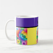 lgbtqレインボーフローラ コーヒーマグカップ (左)