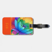 lgbtqレインボーフローラ ラゲッジタグ (裏面横)