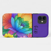 lgbtqレインボーフローラ Case-Mate iPhoneケース (裏面(横))