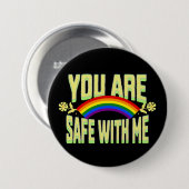 LGBTQレインボープライド 缶バッジ (正面&裏面)