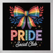 LGBTQレインボーリボン ポスター (正面)