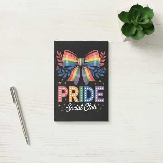 LGBTQレインボーリボン ポストイット (オフィス)