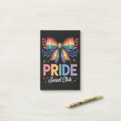 LGBTQレインボーリボン ポストイット (デスク上)