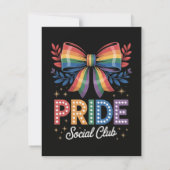 LGBTQレインボーリボン 招待状 (裏面)