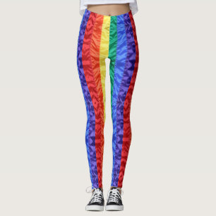 LGBTQレインボー旗レインボーストライプゲイプライドモダン レギンス