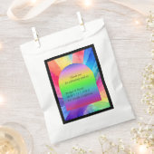 lgbtqレインボー結婚ズ フェイバーバッグ (クリップ留めされた状態)