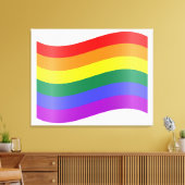 Lgbtqレインボー キャンバスプリント (インサイチュ (リビング))