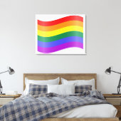 Lgbtqレインボー キャンバスプリント (インサイチュ (寝室))
