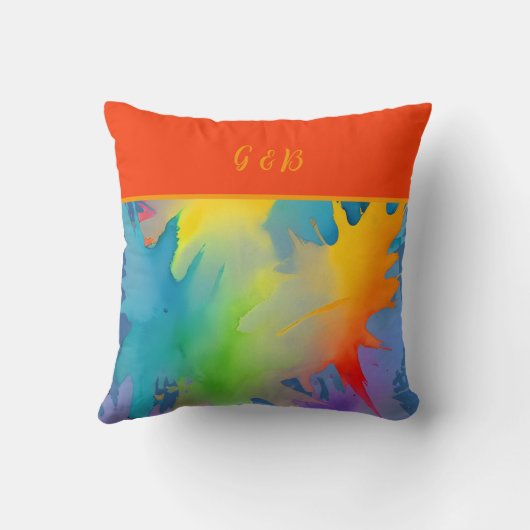 lgbtqレインボー クッション (裏面)