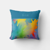 lgbtqレインボー クッション (正面)