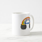 LGBTQレインボー コーヒーマグカップ (正面右)