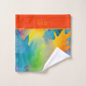 lgbtqレインボー バスタオルセット (ウォッシュタオル)