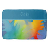 lgbtqレインボー バスマット (正面)