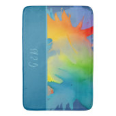 lgbtqレインボー バスマット (正面縦)