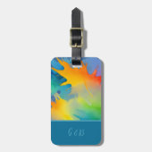 lgbtqレインボー ラゲッジタグ (正面縦)