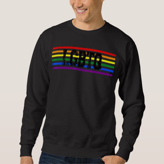 LgbtqレインボーLgbt 1 スウェットシャツ (正面)