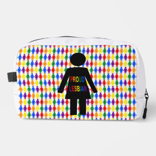 LGBTQレズビアンシルエット&レインボーレディース ドップキット