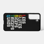 LGBTQレッググルテジツビスコップ四頭筋カーズジおもしろいム SAMSUNG GALAXYケース (裏面横)