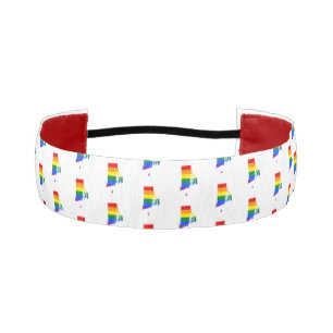 LGBTQロードアイランドプライド アスレチックヘッドバンド
