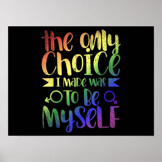 LGBTQ人権の平等ゲイプライド月贈り物 ポスター (正面)