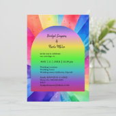 lgbtq人権結婚式招待状 (スタンド正面)