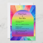 lgbtq人権結婚式招待状 (正面)