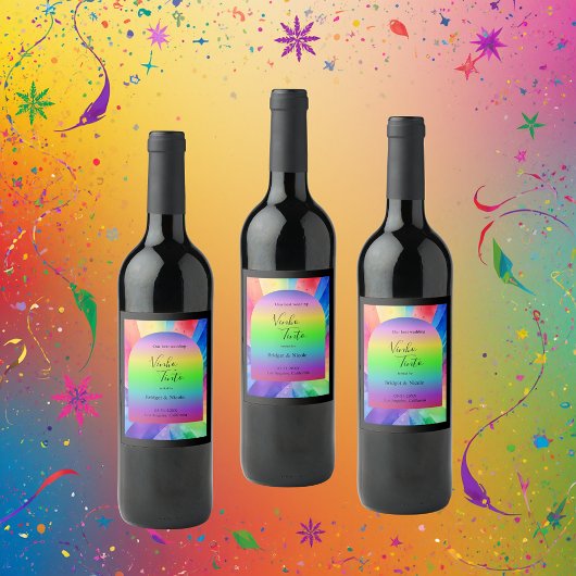 lgbtq人権結婚論 ワインラベル