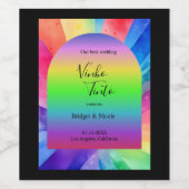 lgbtq人権結婚論 ワインラベル (シングルラベル)