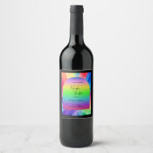 lgbtq人権結婚論 ワインラベル (正面)