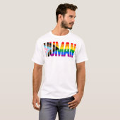 LGBTQ人間 Tシャツ (正面フル)