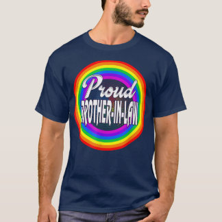 LGBTQ兄弟法誇りを持ったゲイプライドLGBTアリー・レインブ Tシャツ