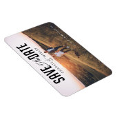 LGBTQ写真モダンで日付を保存 マグネット (右側)